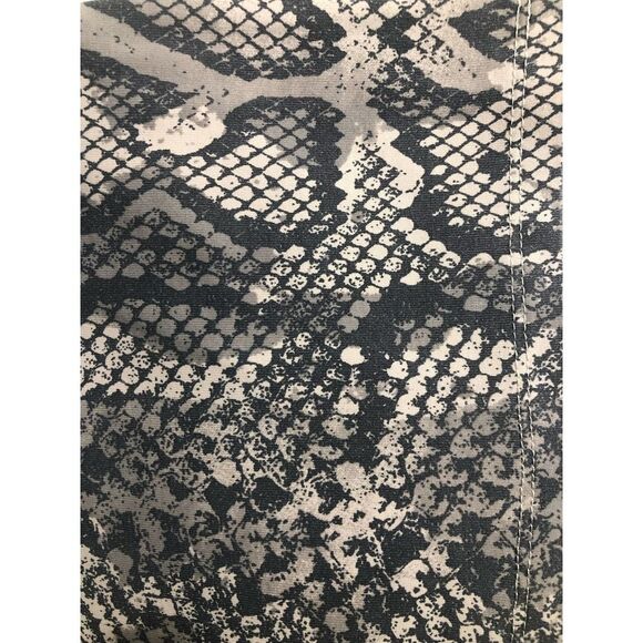 Zara Blouse Medium Snake Pattern Faded Sleeveless Stretchy Summer Tank Top - Picture 5 of 7